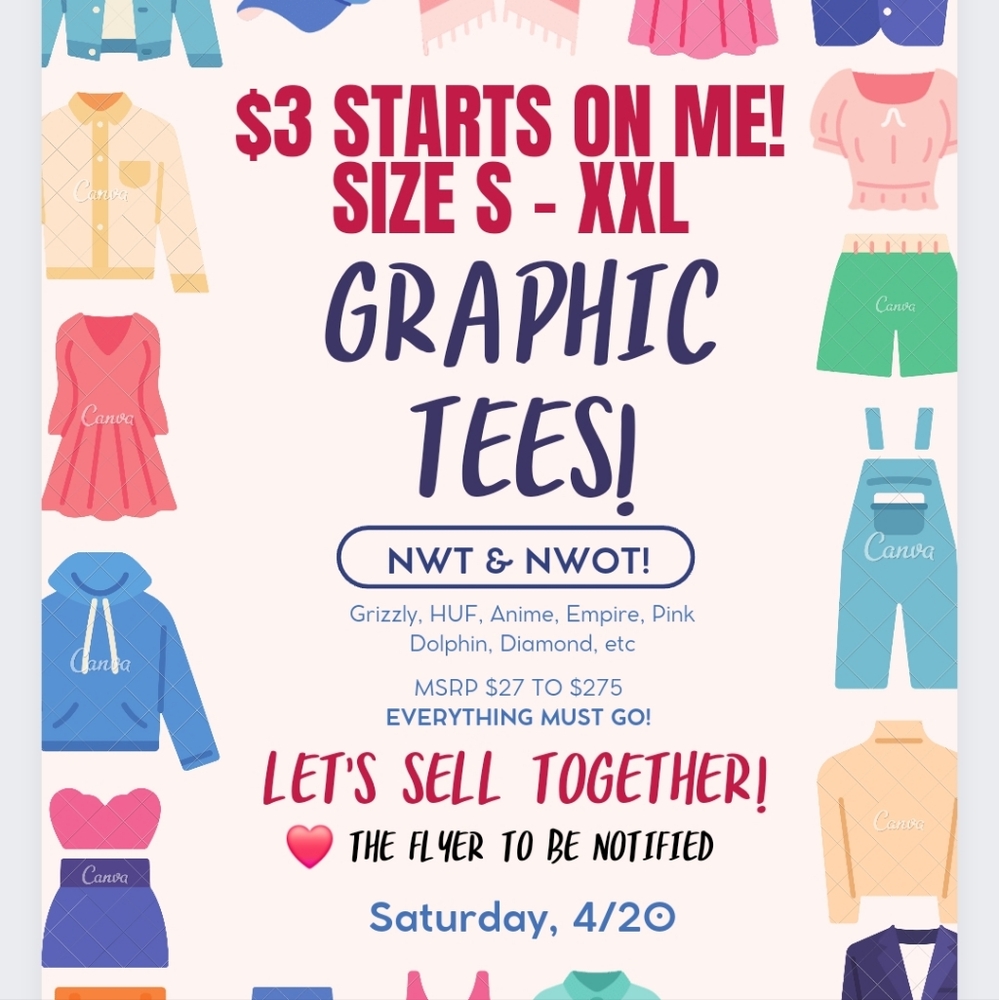 📢 LIVE NOTIFICATION | $3 STARTS ON ME!
